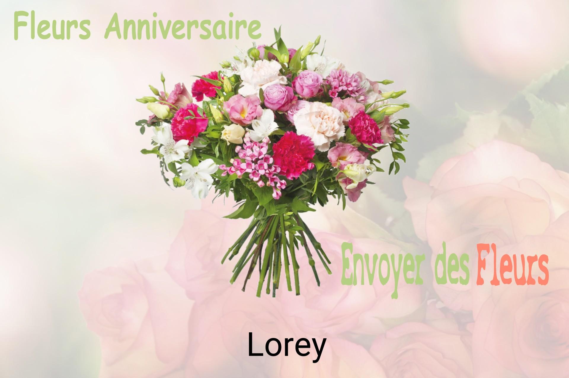 Bouquet de fleurs d’anniversaire livré à Lorey